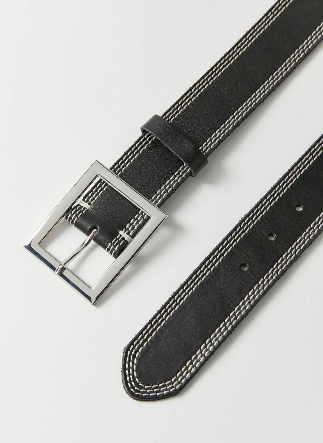 Urban Outfitters Black Leather Belt - Image 3