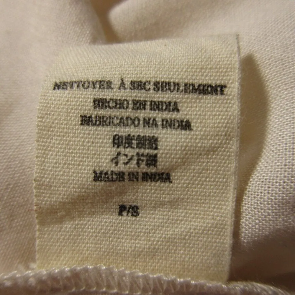 NWT Jen's Pirate Booty Blue Mist Maxi in Natural Ivory V-neck Tiered Dress S - Image 7