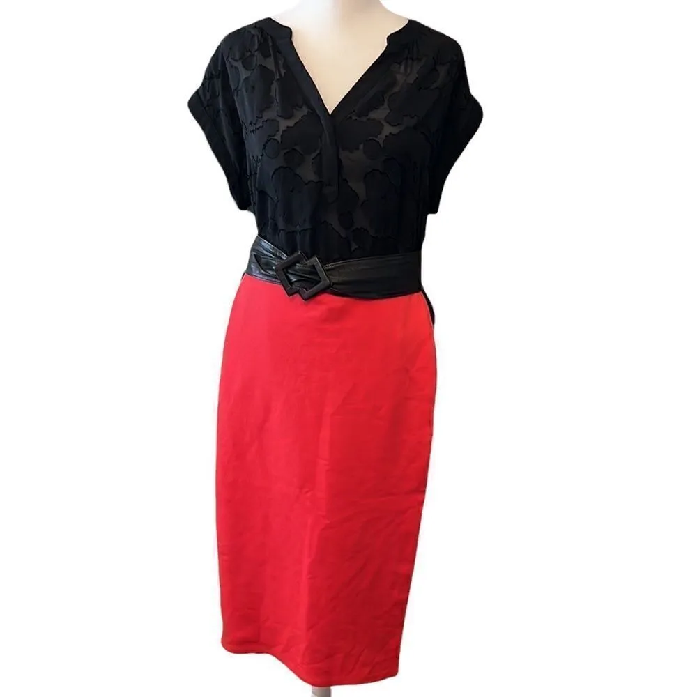 NWT Forever 21 tube dress skirt bodycon high waist beautiful watermelon color - Image 5