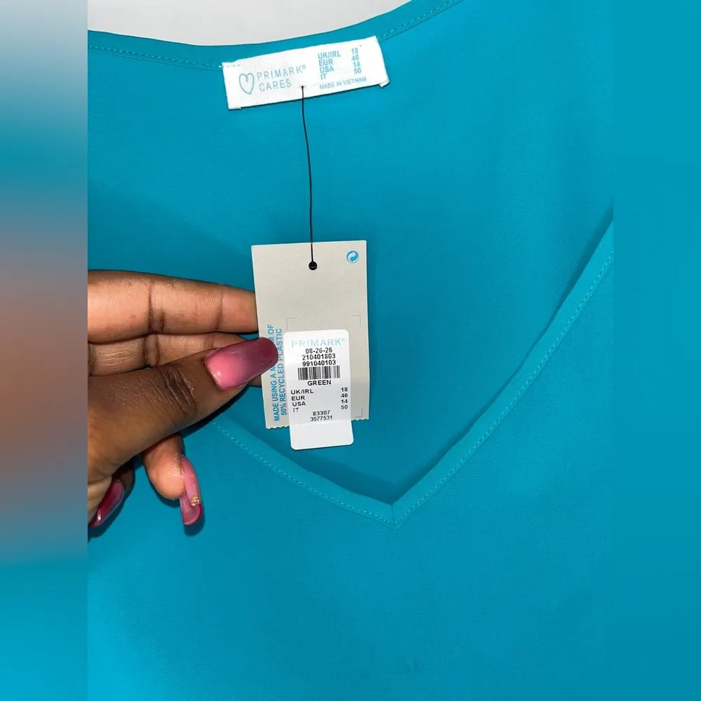 Primark Teal  Cami Top - Image 7