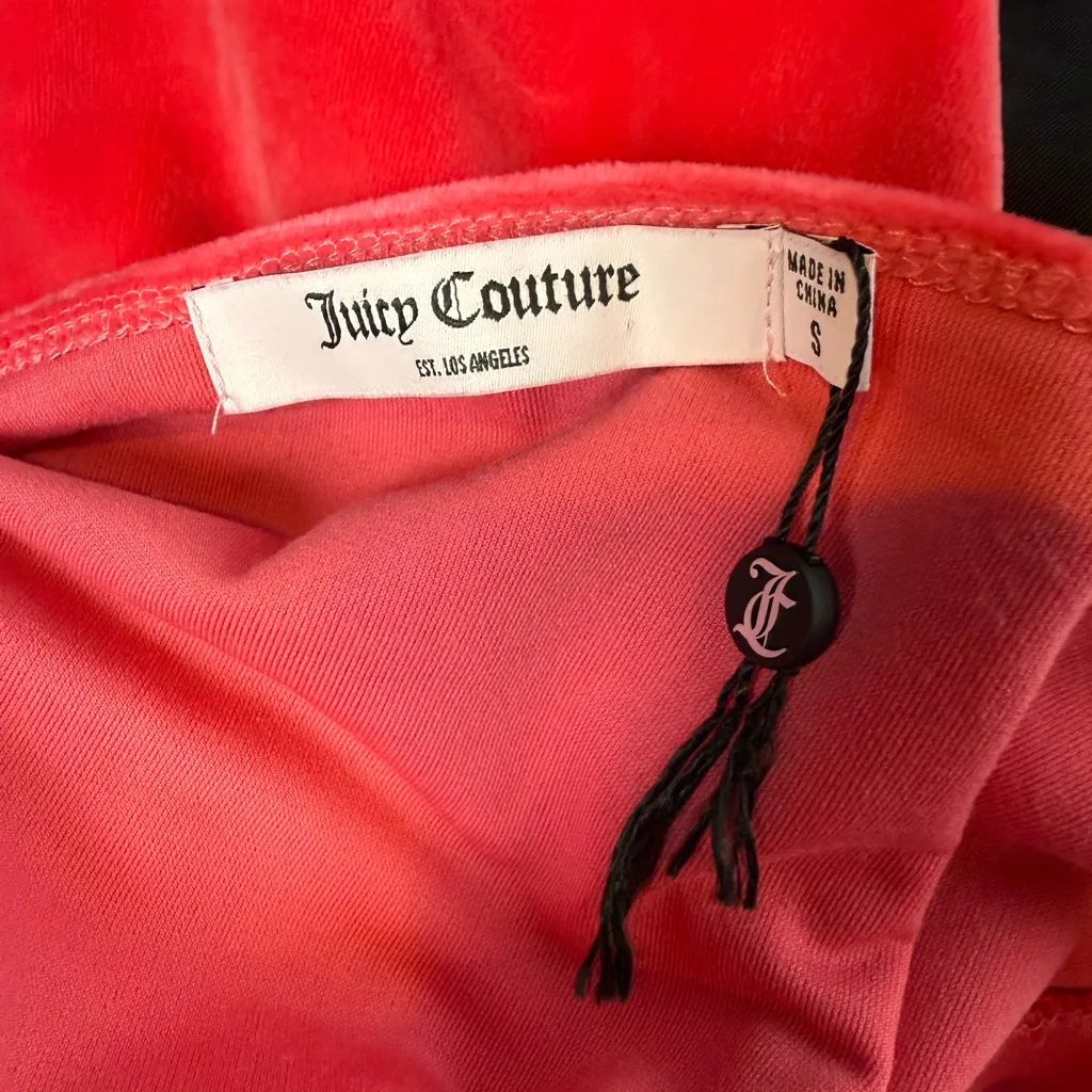 Juicy Couture Jeweled JUICY Velvet Mini Dress in Pink Size Extra Small - Image 9