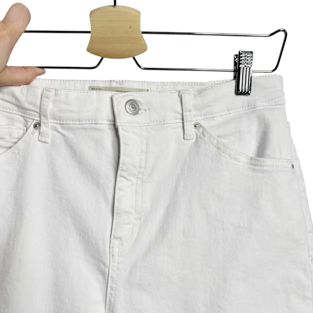 Topshop Moto White Jamie Skinny Leg Stretch Denim Jeans - Image 6