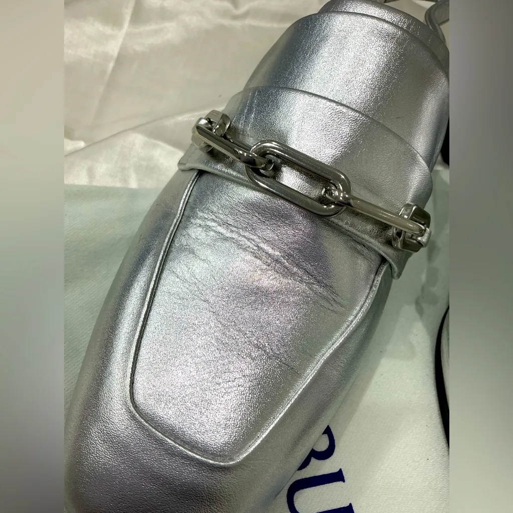 DRESSY BURBERRY sling back loafers🔥🔥 - Image 15
