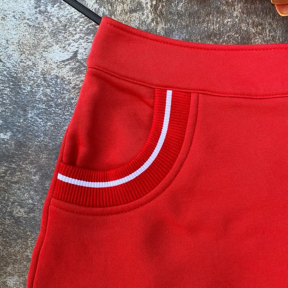 Solid & Striped Sophie Red Retro Poppy Shorts NWT Large - Image 5