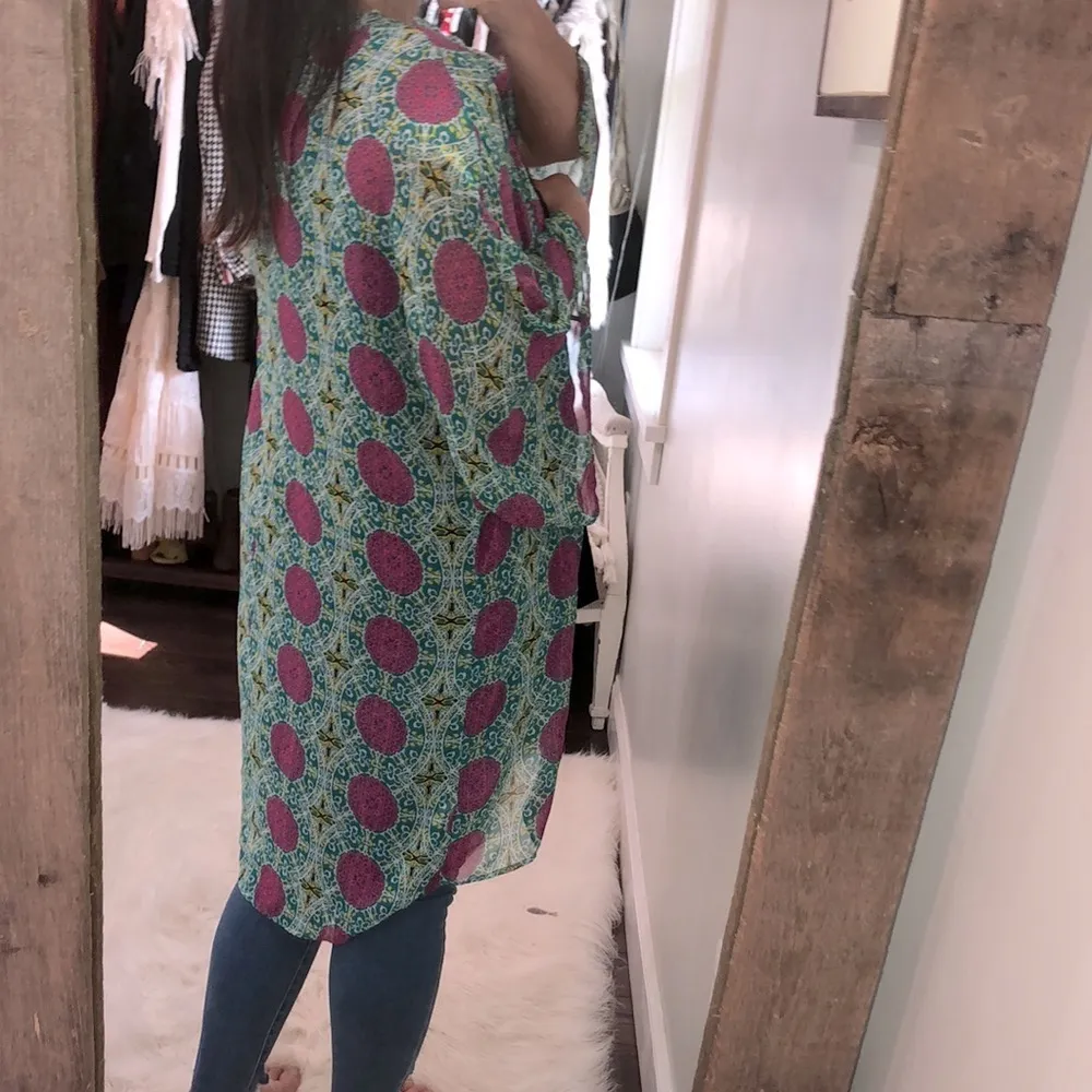 Honey Belle medium oversized floral boho kimono - Image 4