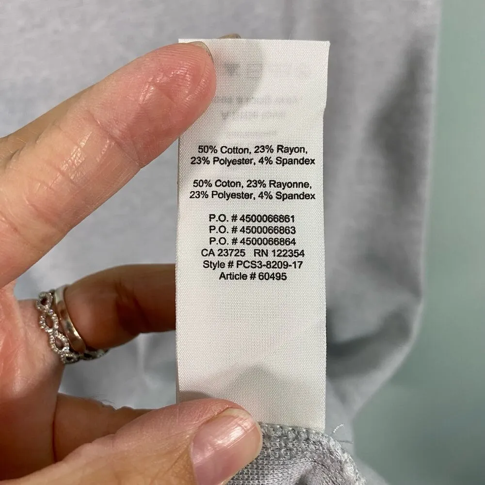 TNA Aritzia Women's Light Grey Mock Neck Sleeveless Fitted Sasamet Dress Sz XS - Image 5