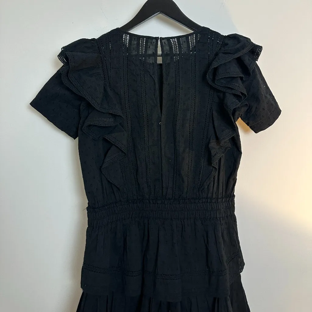 LOVESHACKFANCY Natasha Dress in Black Size X-Small - Image 9