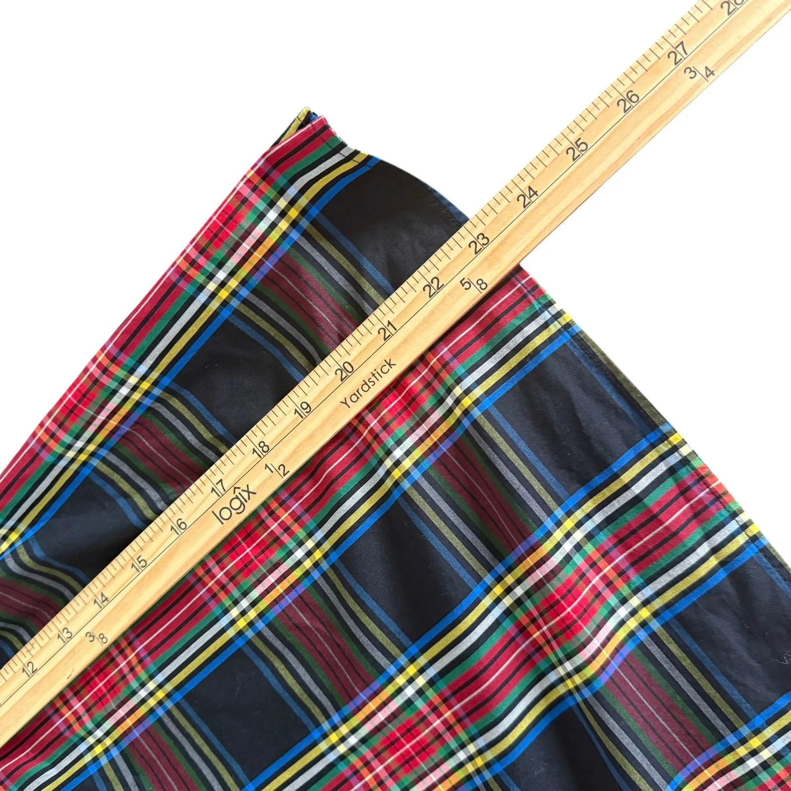 Talbots Tartan Plaid Top‎ Petite Women Size P Ruffle Trim Top Preppy Checkered - Image 10