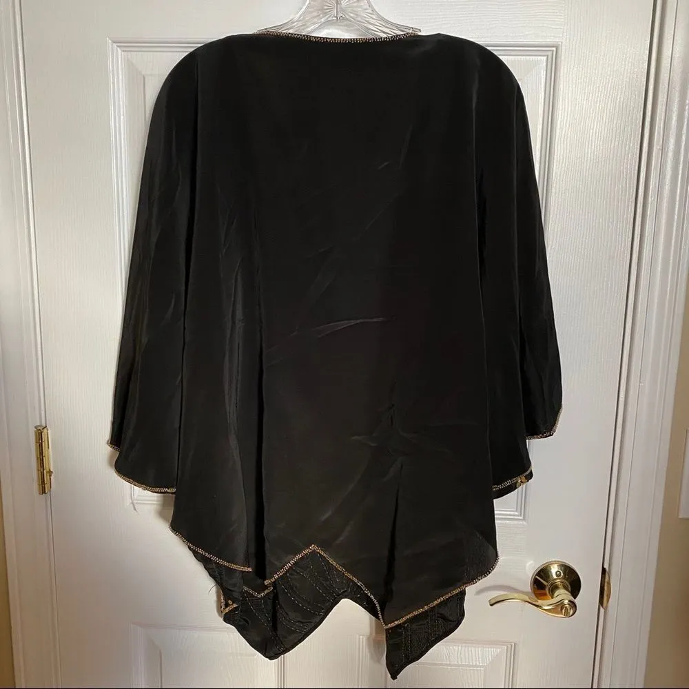 DG 2 Diane Gilman Sequin Beaded Butterfly Top - Image 6