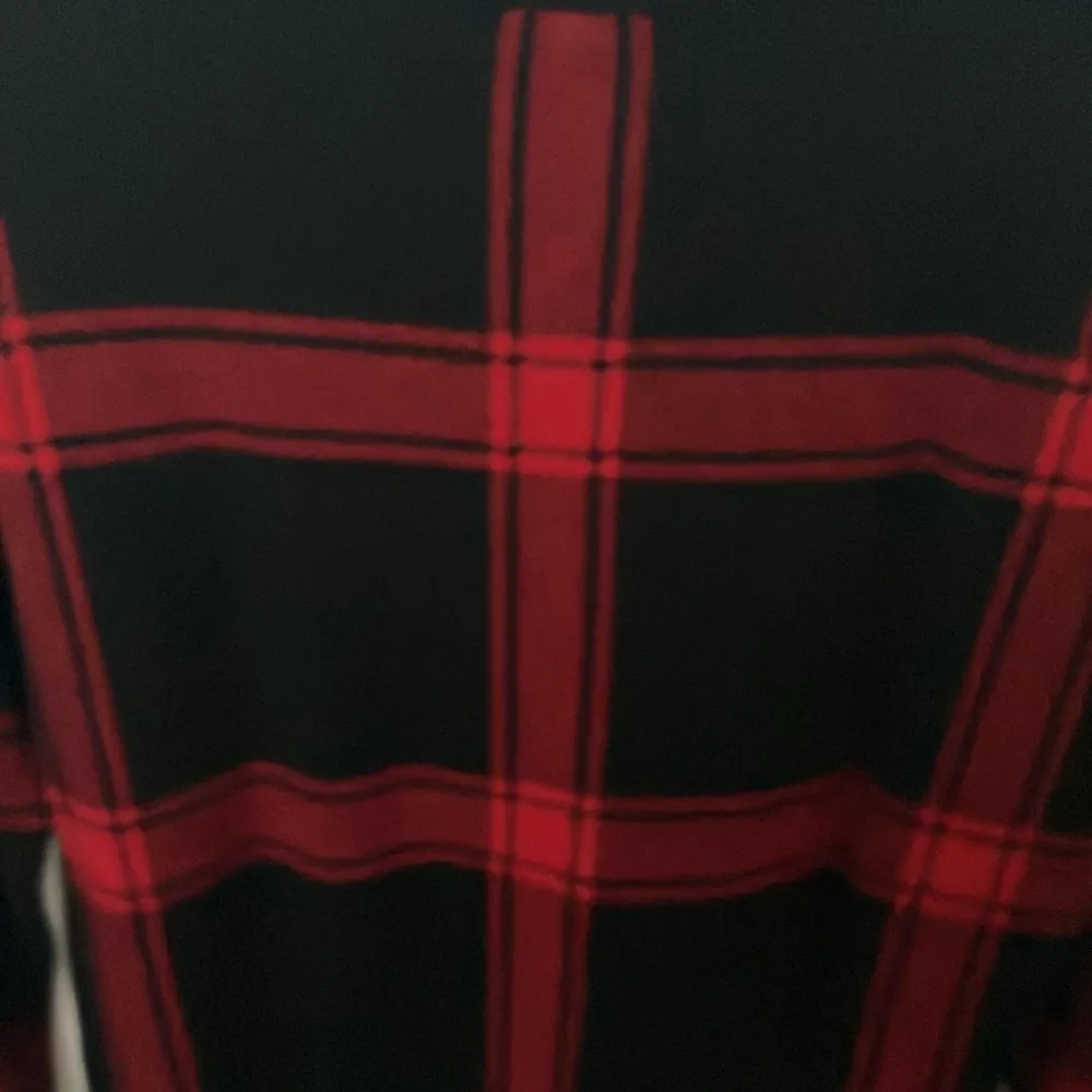 : Black/Red Lightweight sweater- Stretch- S - Image 14