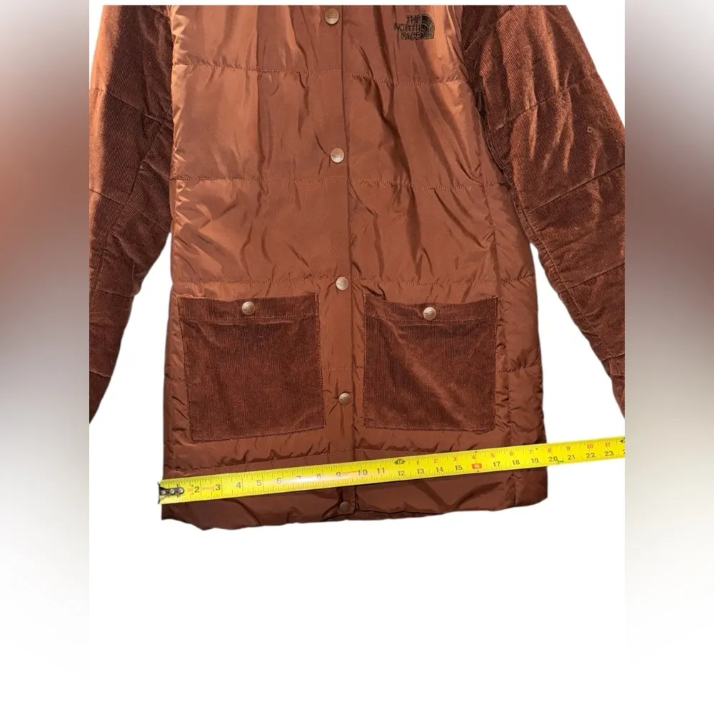 The North Face Women's Chocolate Brown Puffer Jacket - Image 5