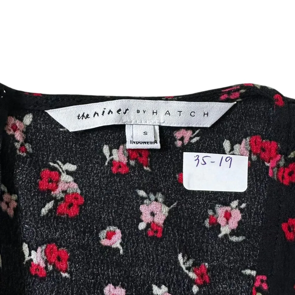 The Nines by Hatch Black & red Jumpsuit w/ Pockets Women Size Small | 35 - Image 6