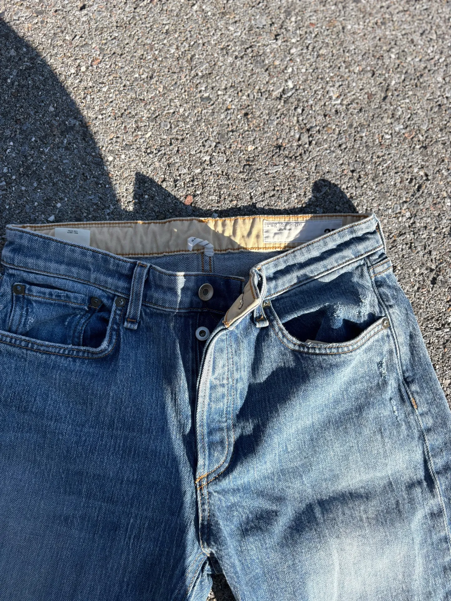 Rag & Bone Rosa Mid-Rise Boyfriend - Image 2