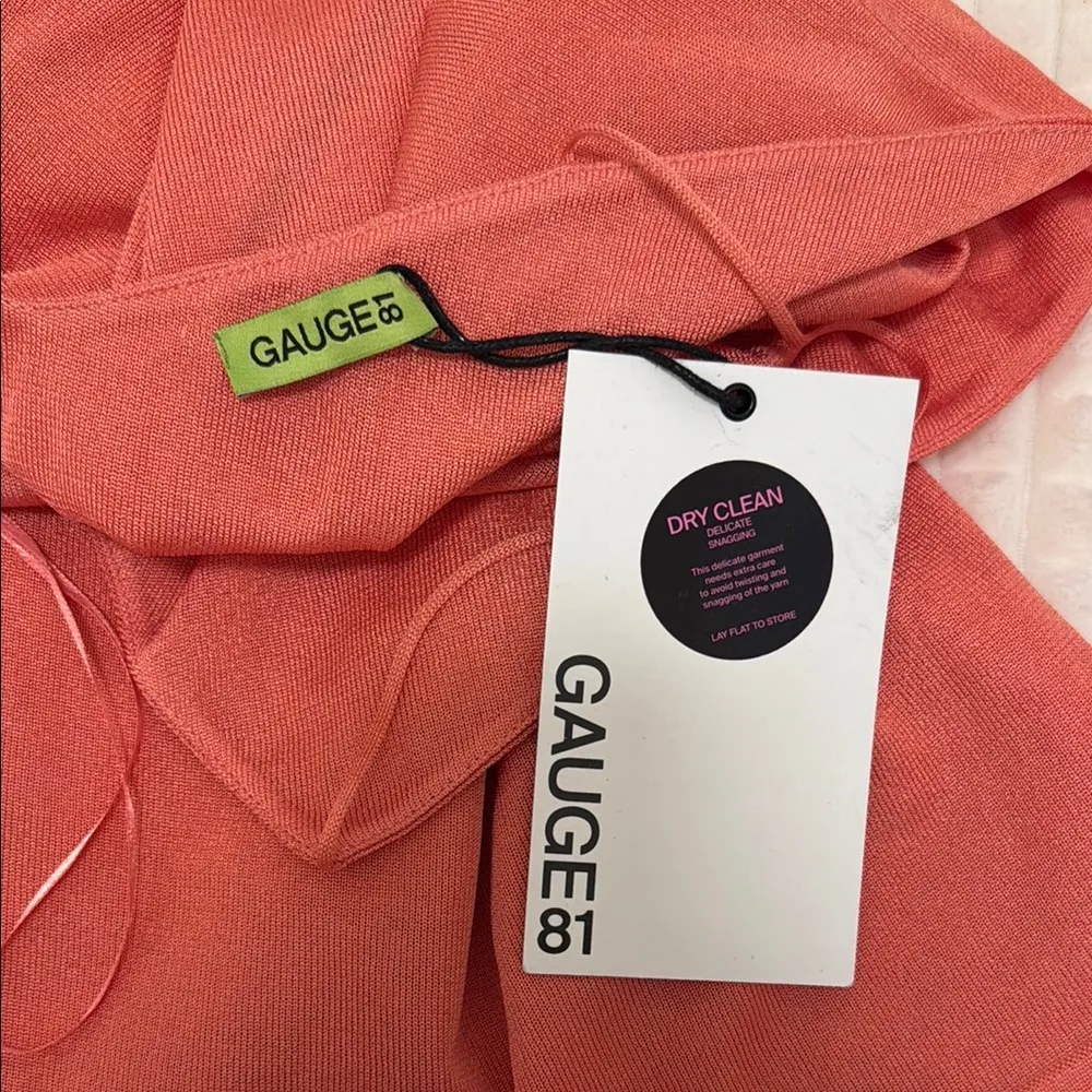 NEW Gauge81 Beja Short Dress Apricot Orange - Image 3