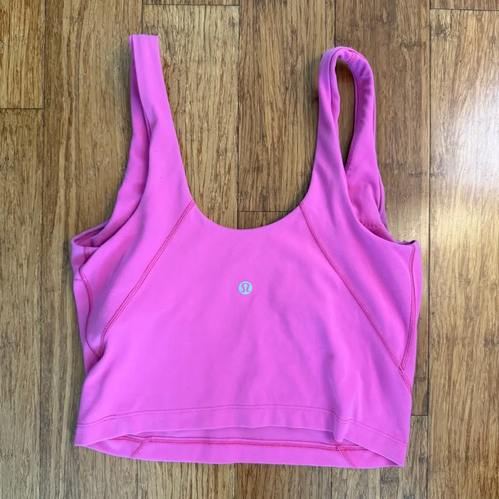 Lululemon Align Tank Top Sonic Pink size 4 W1DUDS Nulu Lulu women’s - Image 5