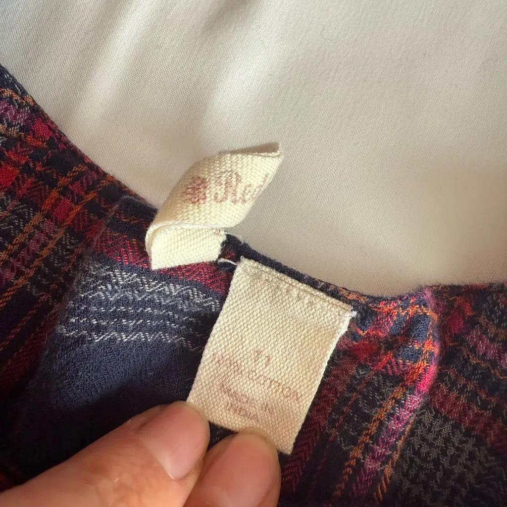 Red Camel Juniors Dress 11 Plaid Sleeveless Dress - Image 7