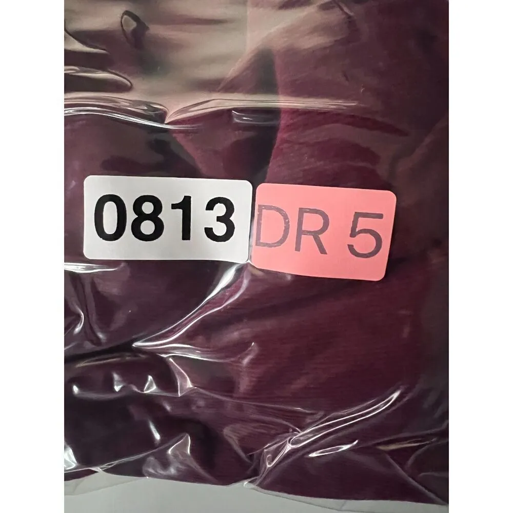 Women's shirt jacket red longsleeve buttoned collared large front button L. - Image 10