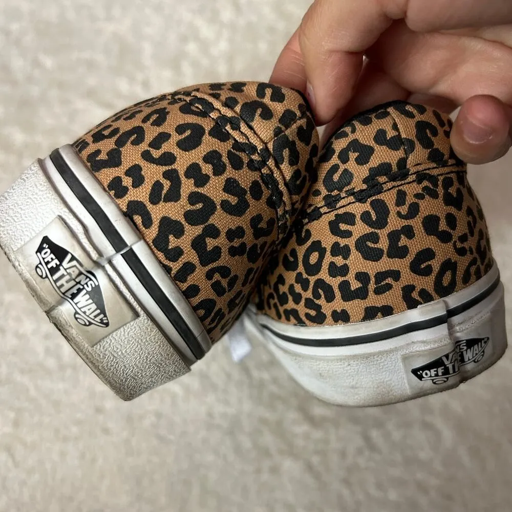 Vans Cheetah Print Shoes Size 9.5 - Image 5