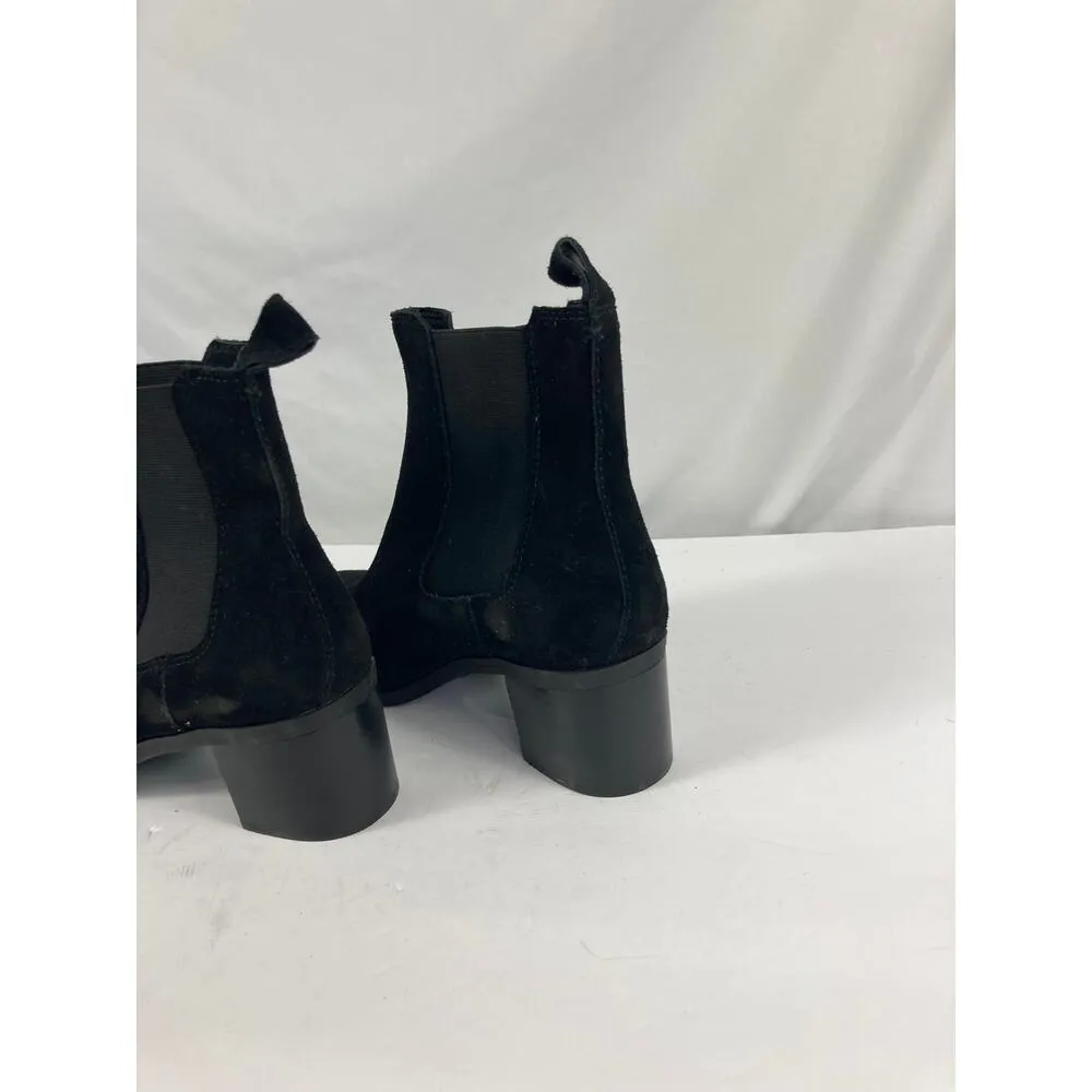 Steve Madden Rhiannon Suede Chelsea Ankle Boot in Black Size 9.5 - Image 5