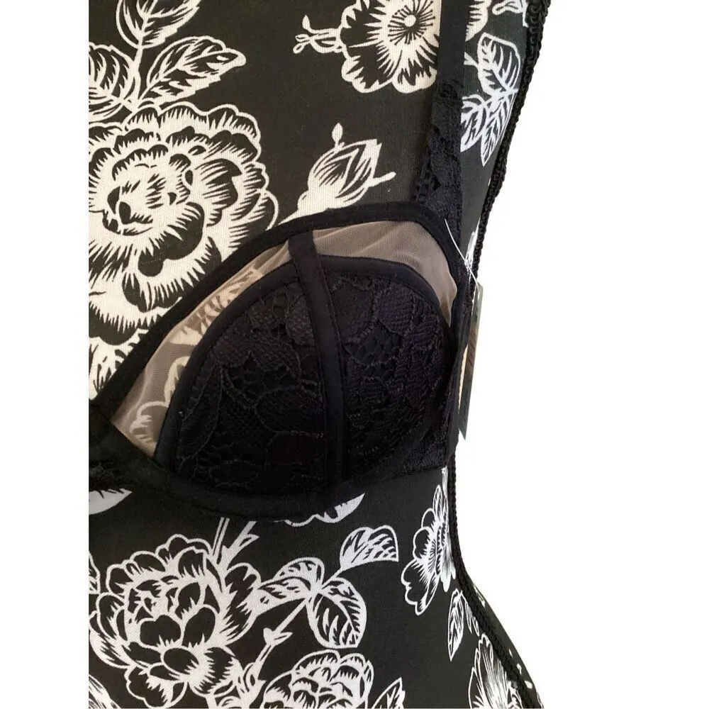 Nwt Semi Sheer Cage Bra New Sexy Everyday Intimates Black Size XS - Image 7