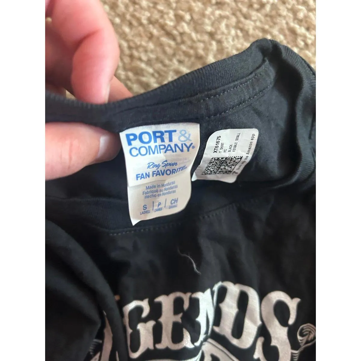 ab7 Woman size small top shirt cute Black - Image 3