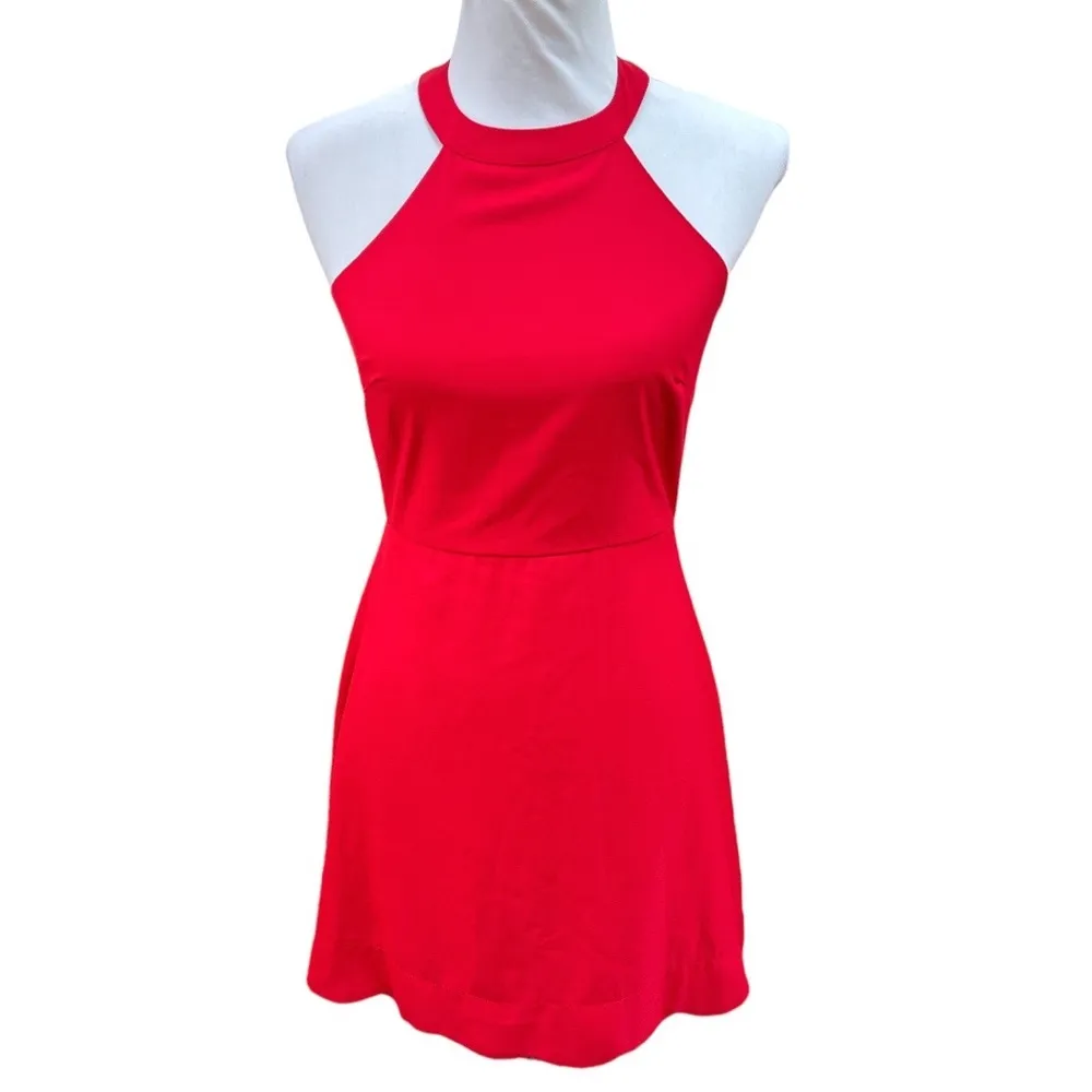 Lulu’’s Mamacita Halter Skater Mini Dress Red Size Small - Image 12