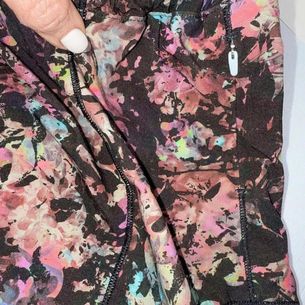 Lululemon Hotty Hot Low-Rise Lined Preppy Gym Athletic Short Stencil Blossom 4 - Image 10