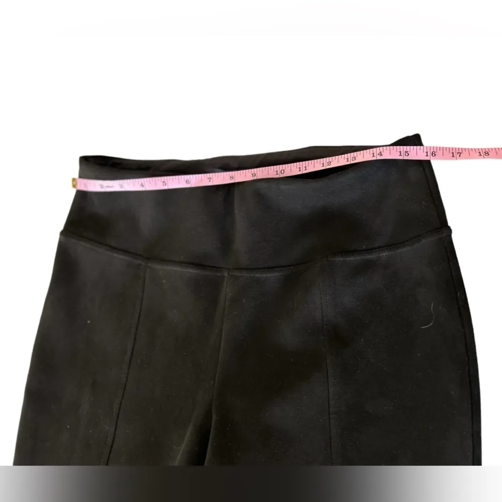 Andrew Marc‎ black  Faux Suede Leggings Pull On Pants medium - Image 7