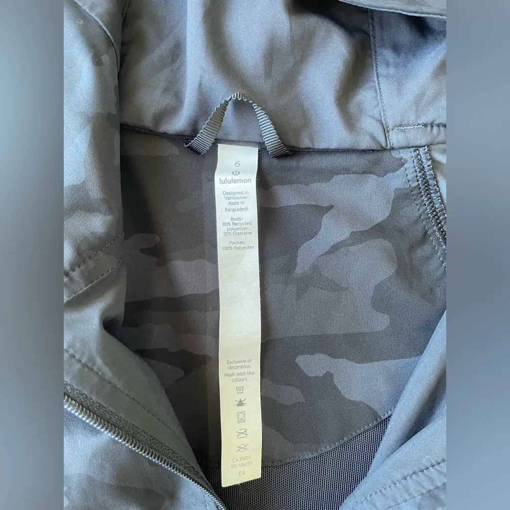 lululemon athletica Black Camo Utility Jacket - Image 10