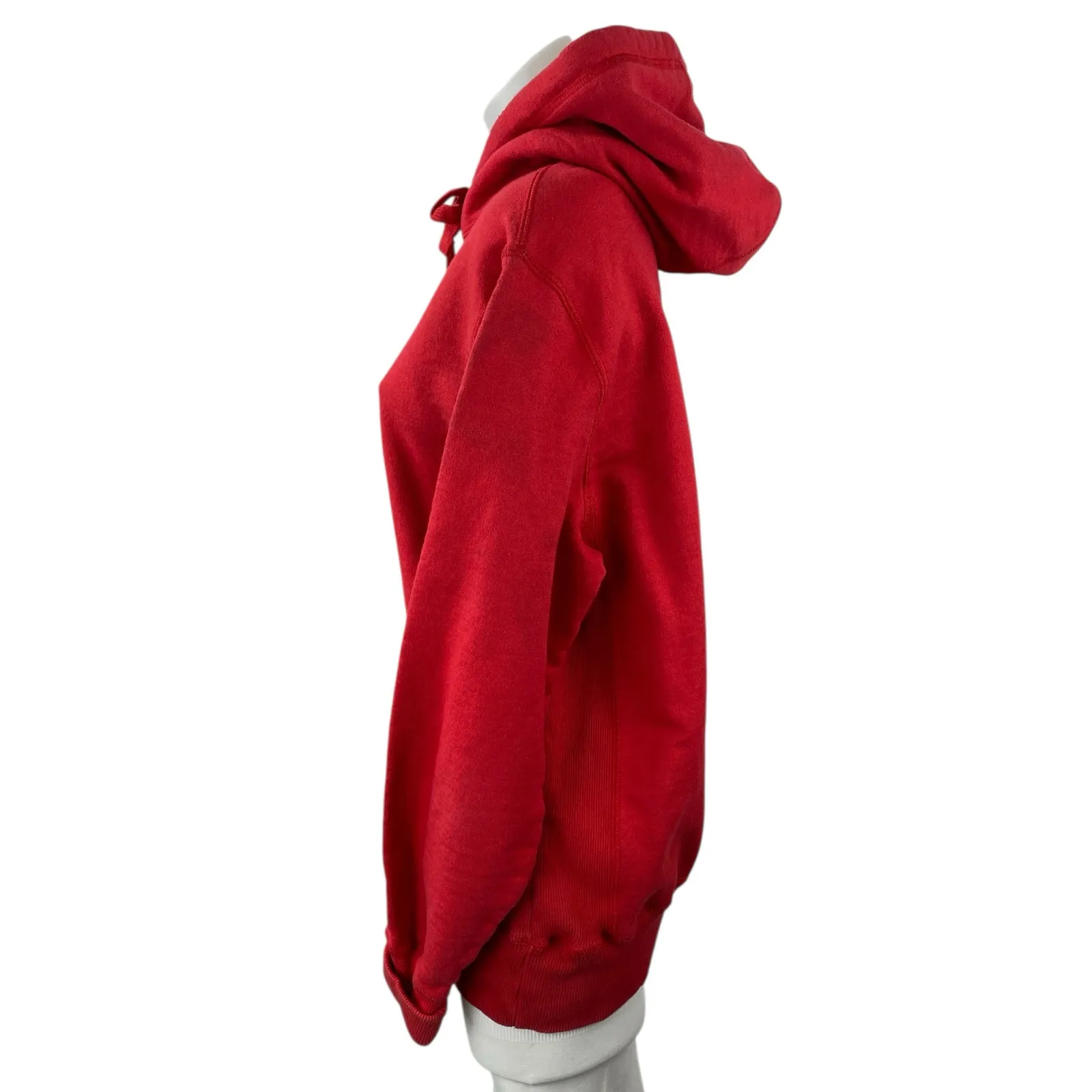 Aime Leon Dore Women's Red Logo Long Sleeve Hoodie Hooded Sweatshirt Top Sz M Size M - Image 3