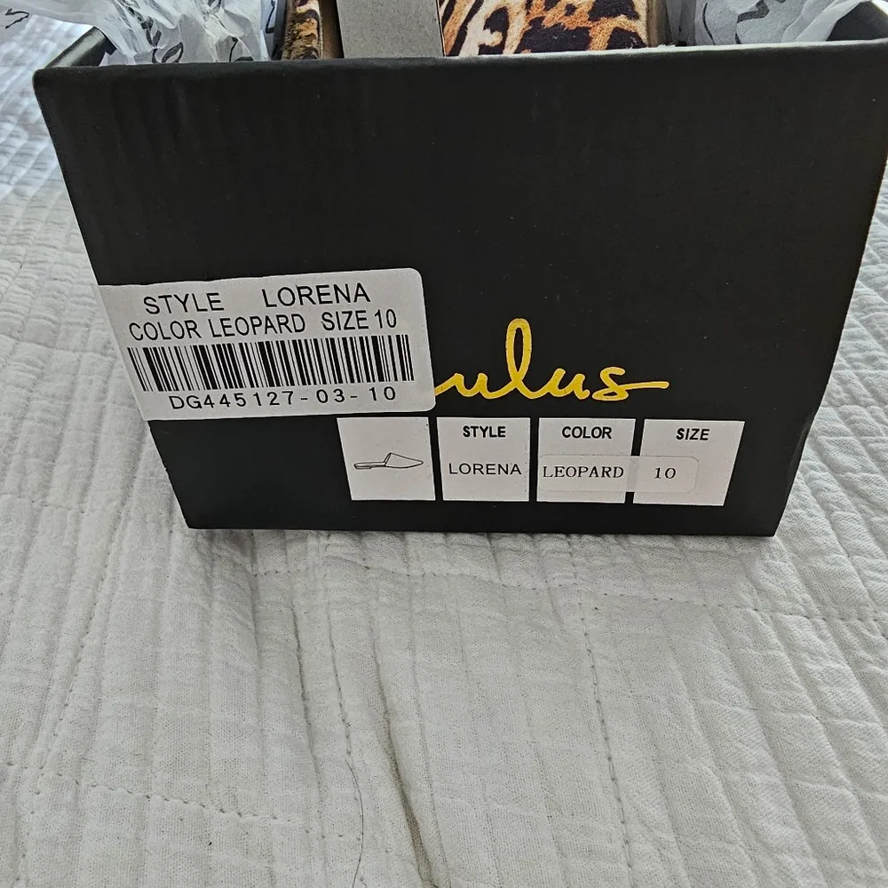 Lulus Lorenza Leopard Pointed Toe Slides 10 - Image 6