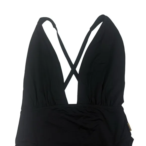 Vince Camuto NWT‎ Black Convertible One-Piece Swimsuit 8 M - Image 3