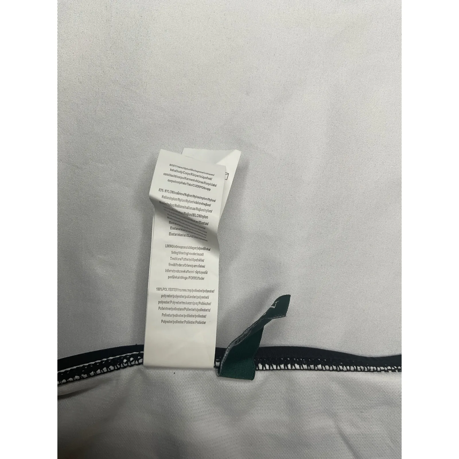 Lauren Ralph Lauren Striped Swimsuit Bottoms Women's Size‎ 10 Bikini Black White - Image 5