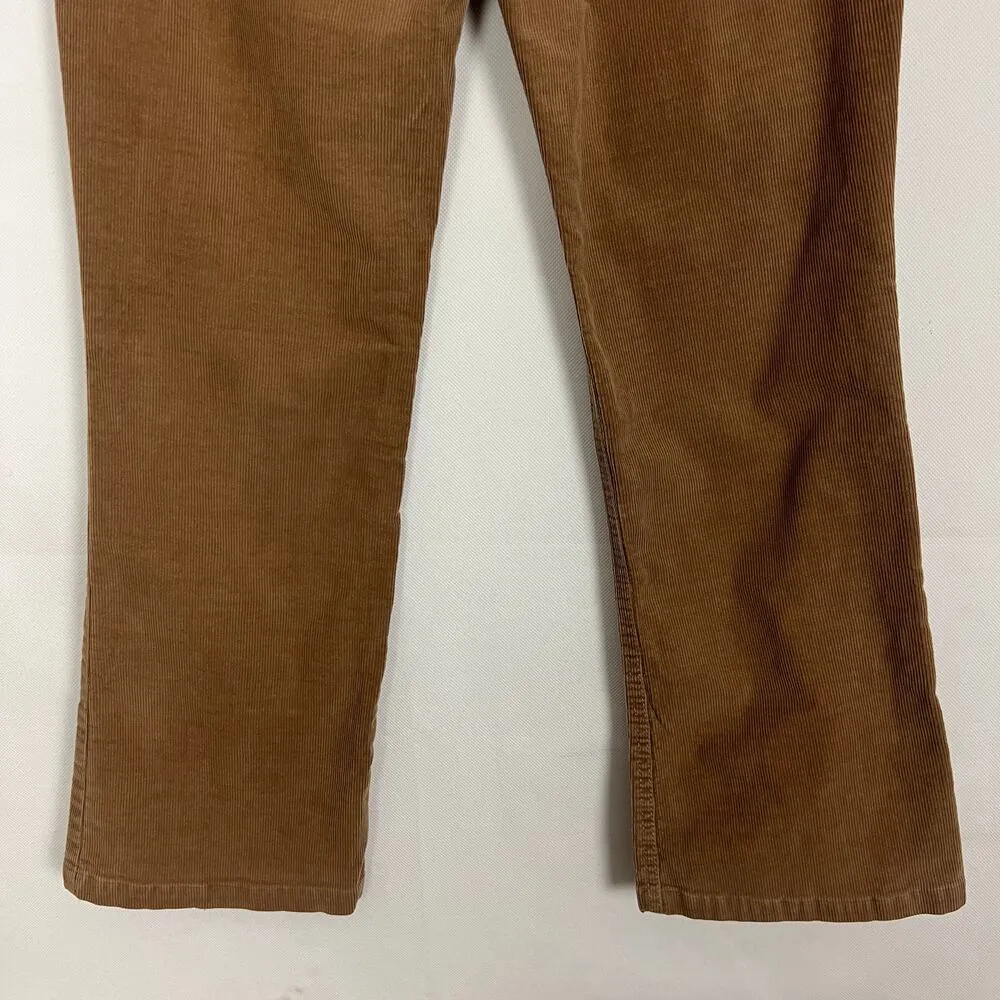 Tommy Hilfiger Womens Corduroy Pants 4 Mid Rise Straight Leg Y2K Retro Western - Image 8