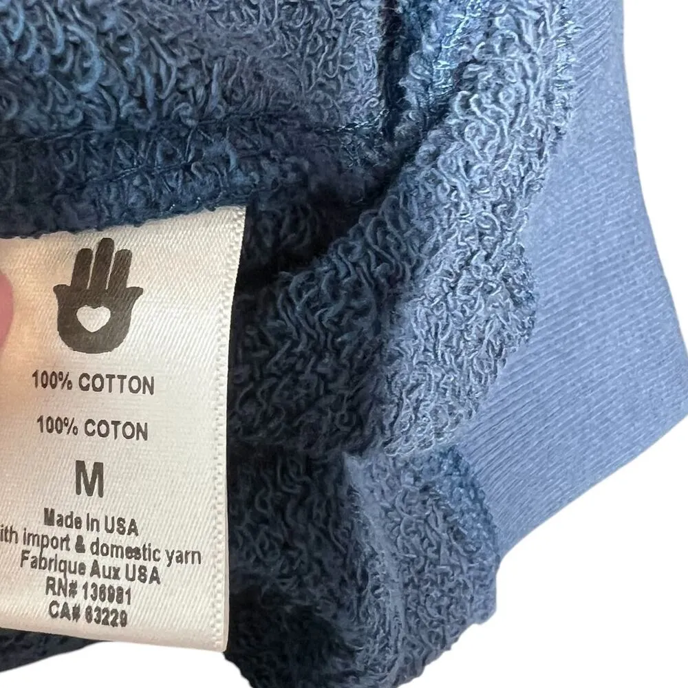 Spiritual Gangster Peace Love Light Sweatshirt Long Sleeve Blue Rose Gold Medium - Image 11