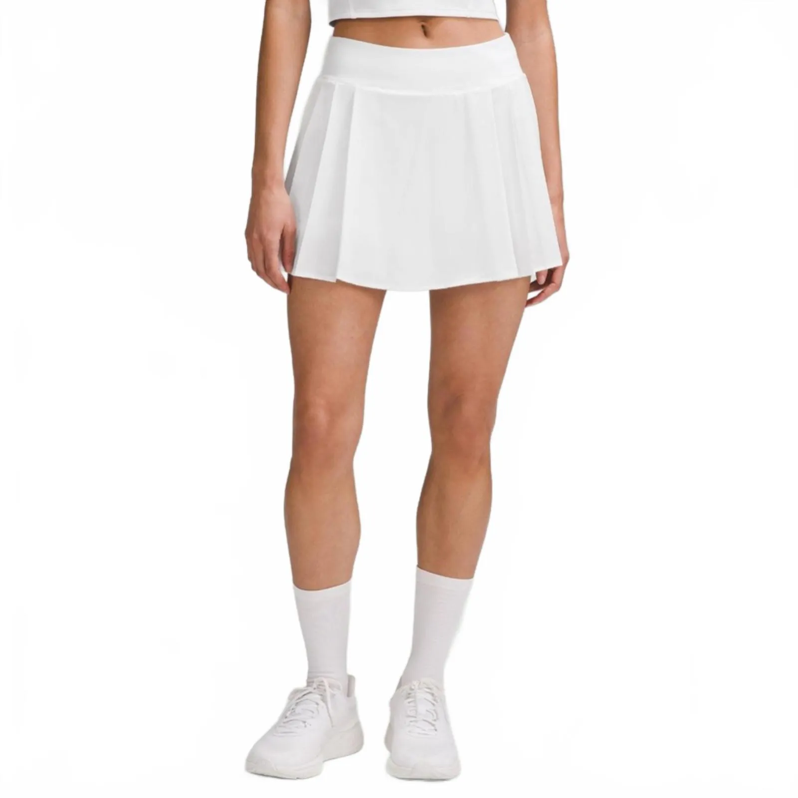 Lululemon Side-Pleat High-Rise HR Tennis Skirt Skort White Women's Size 4 NWT - Image 7