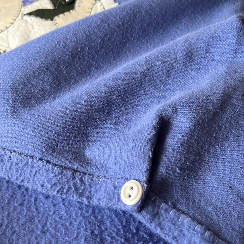 Jerzees Vintage 90s/ 2000s ? Bunny Button Bow Stitched Sweater Easter Handmade - Image 10