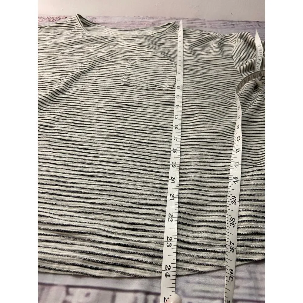 Old Navy Pocket Tee Shirt Womens XL Striped Crew Neck Short Sleeves Cotton Blend - Image 8