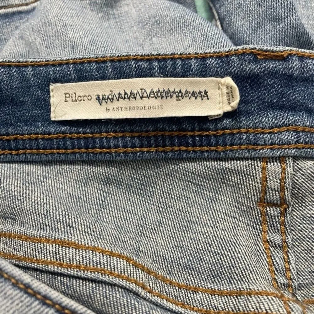 Pilcro and the Letterpress Size 26 US 27 UK 27 Slim Boyfriend Shorts Distressed - Image 4