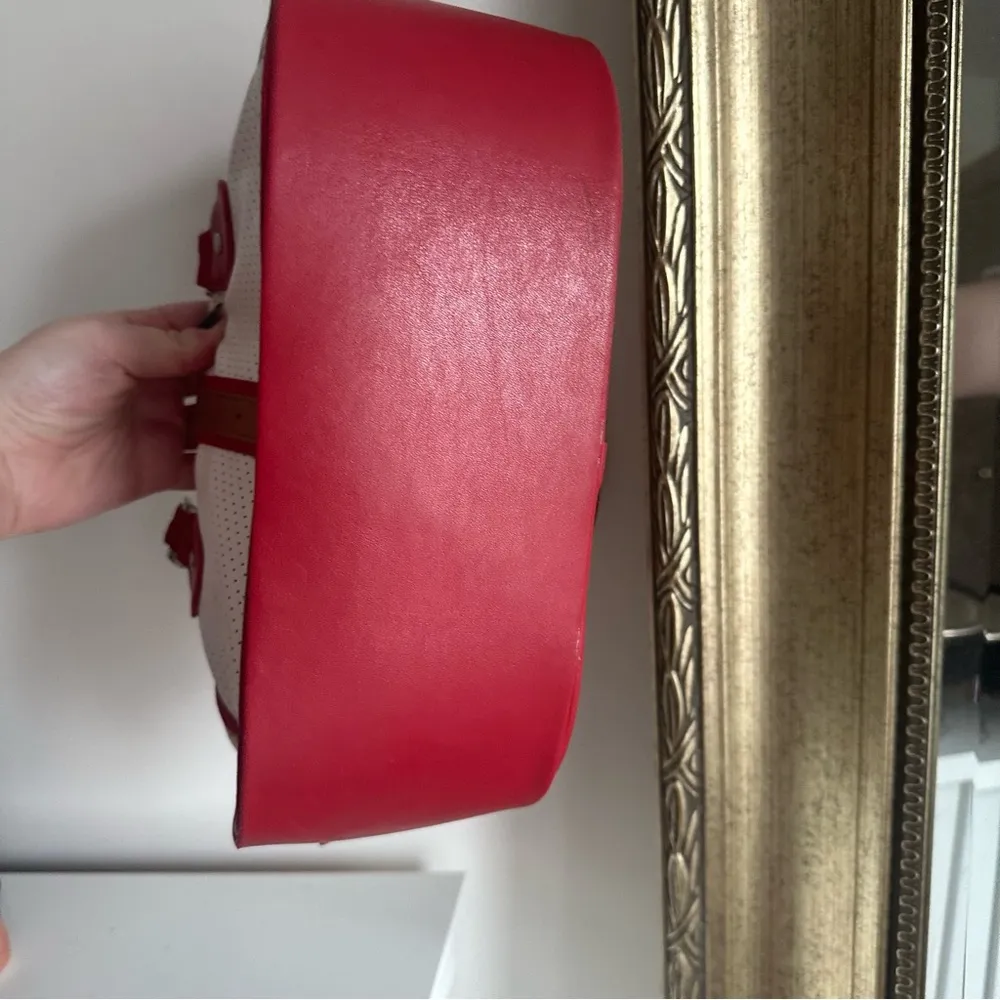 NFL San Francisco SF 49ERS Ethel Pebble Mini Handbag Red - Image 4