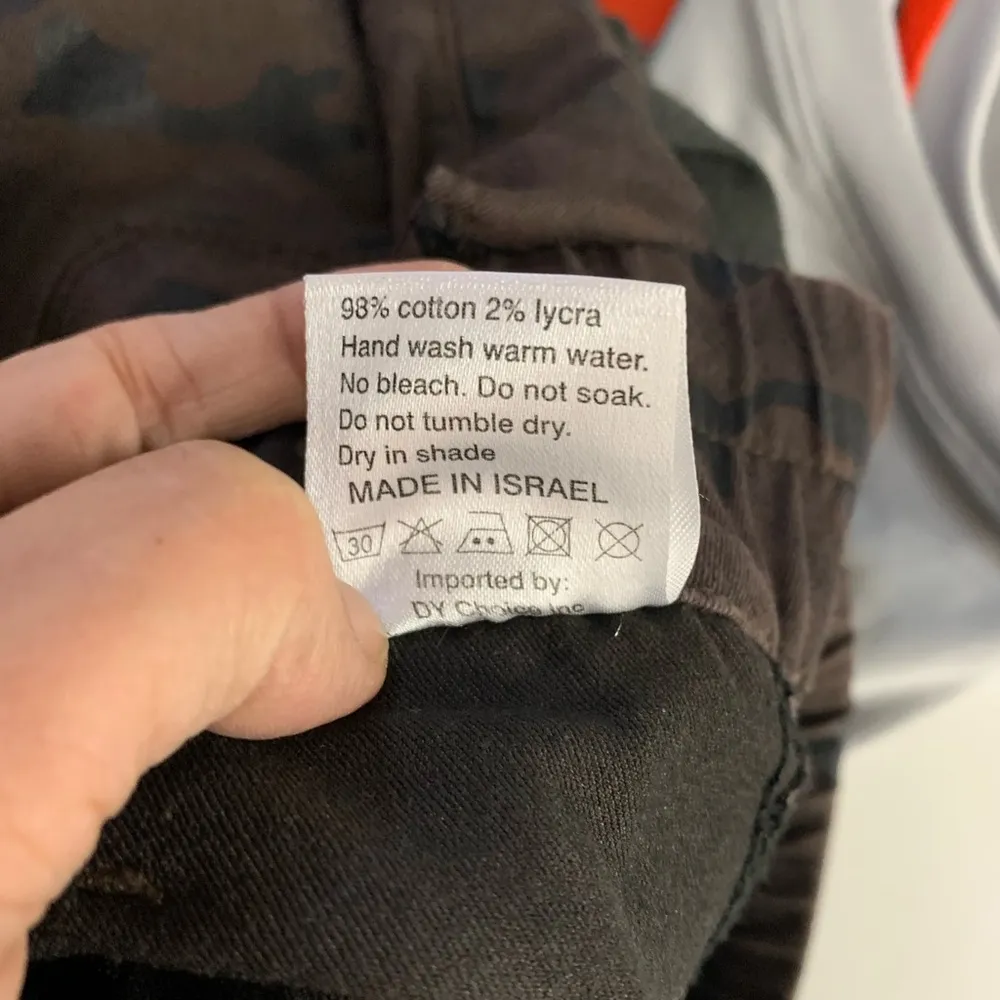 brown and black camo drawstring jogger pants. 25 - Image 8