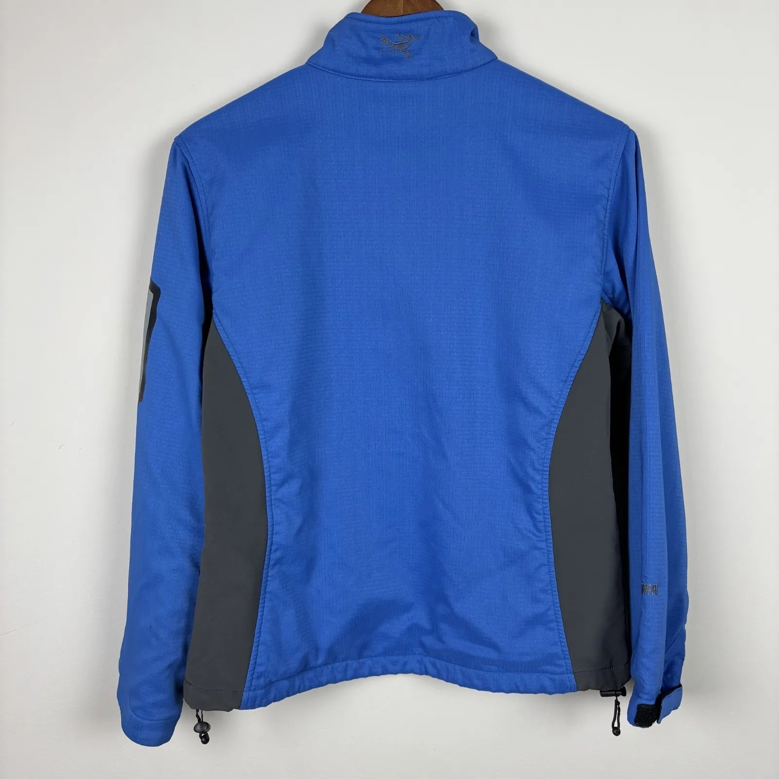Arc'teryx Windstopper Jacket Women Medium Blue Full Zip Softshell Outdoor Hiking - Image 5