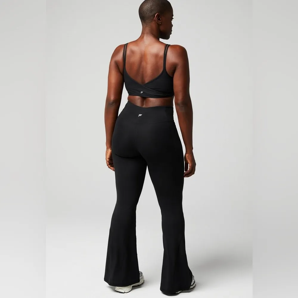 Fabletics Oasis PureLuxe High-Waisted Crossover Flares - Image 3