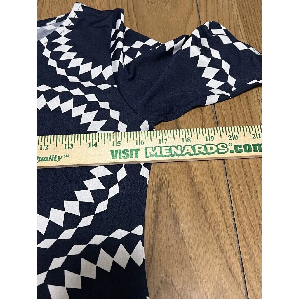 Tracy Negoshian Dress Size XS Retro Colorful‎ Boho Stretch Comfy - Image 7