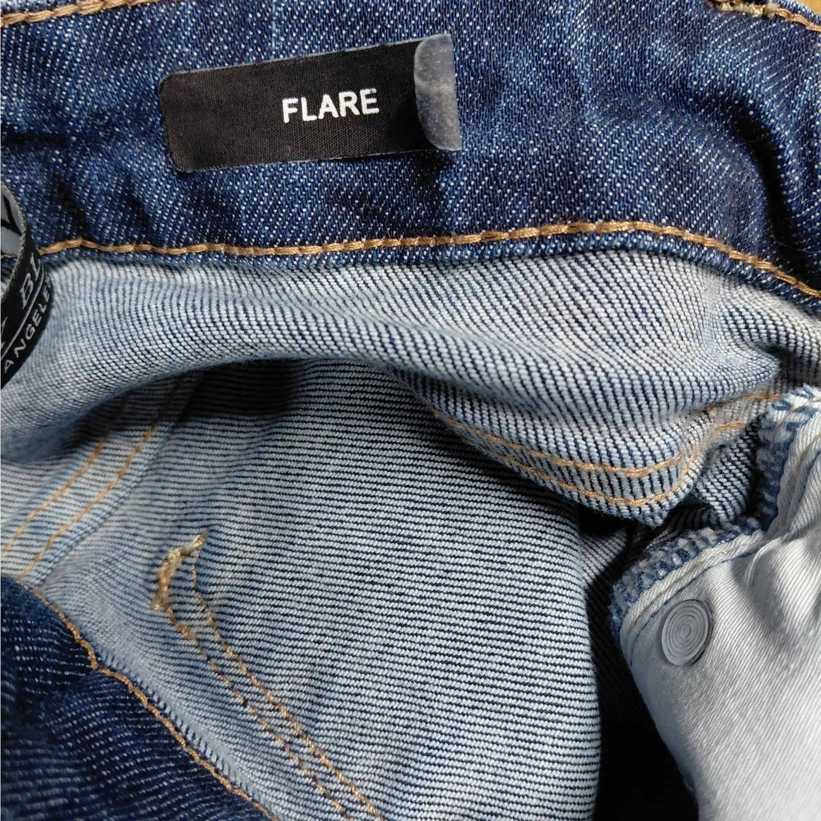 Judy Blue Womens Jeans Size 3/26 Blue High Rise Flare Distressed Boho Festival - Image 9