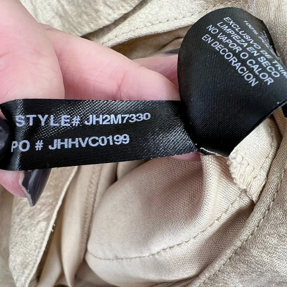 Jessica Howard plus size gold shimmery layered sleeveless party dress size 14 - Image 7