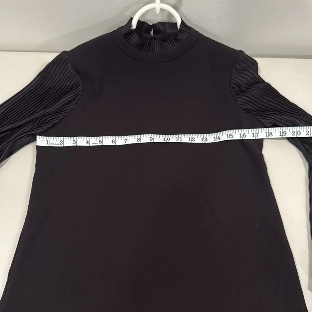 DREW Black Long Sleeve Mandarin Collar Blouse Size XS EUC - Image 8