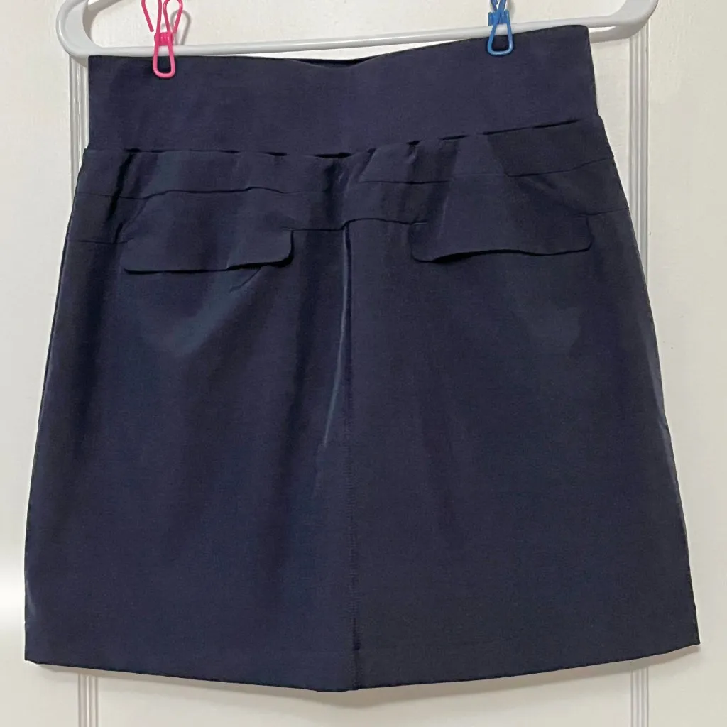 Quince athletic skort navy size small tennis golf pickleball workout sustainable - Image 6