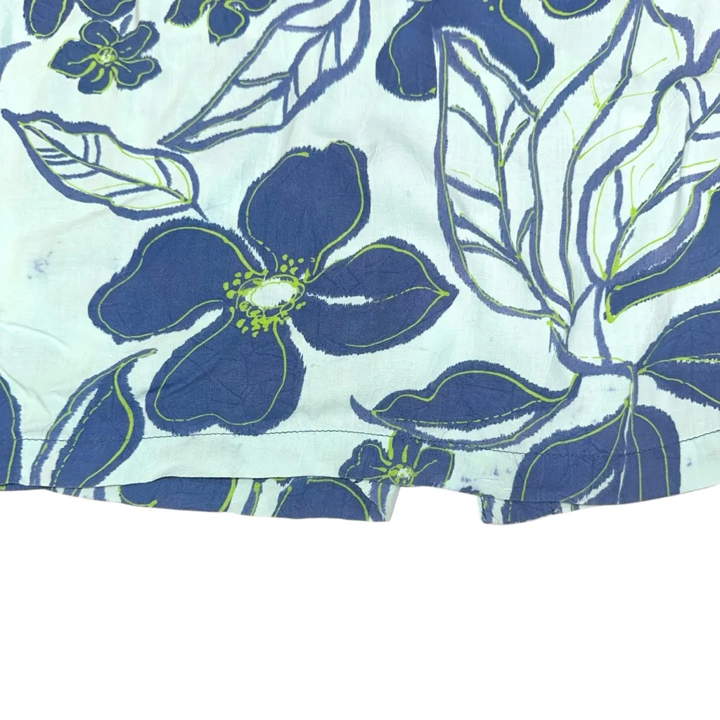 Jams World Limited Edition Blue Hawaiian Floral Shirt XS in Dogwood Blue - Image 8