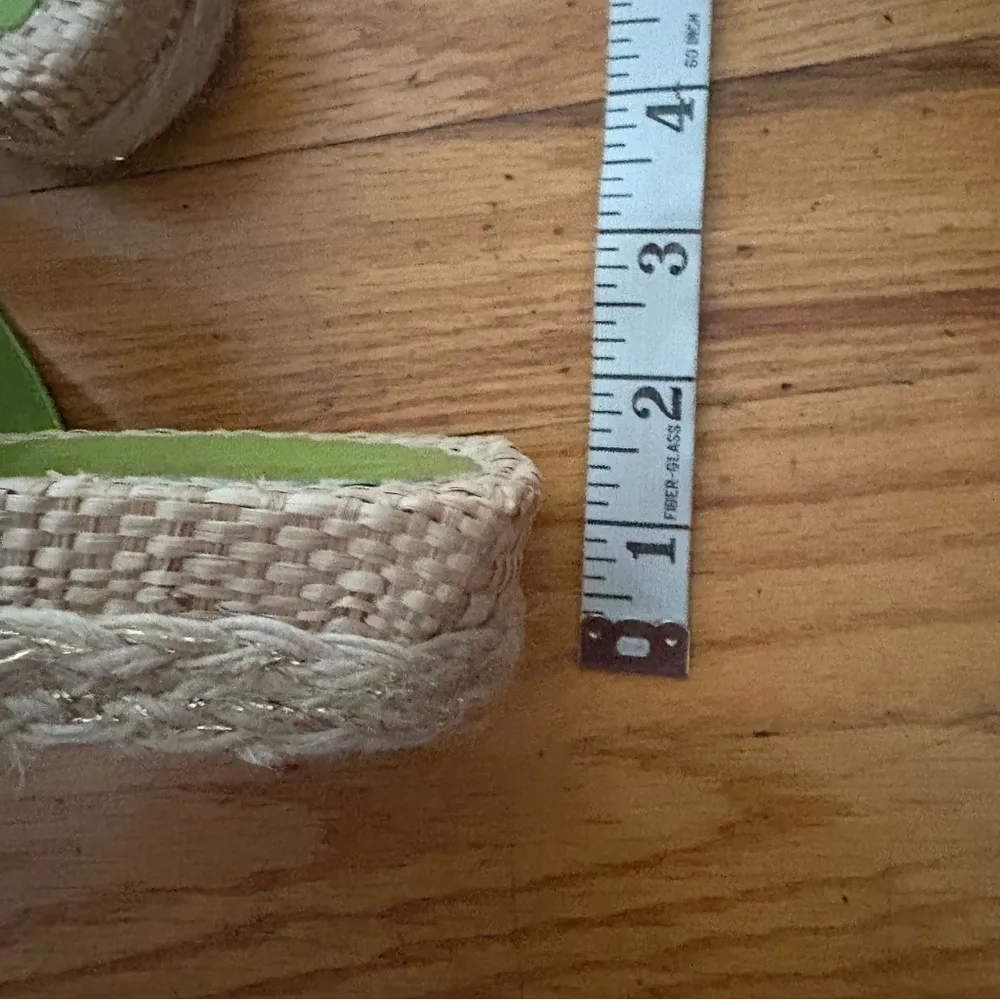 Vintage Y2K Green Wedge Juicy Couture Sandals Size 8 - Image 3